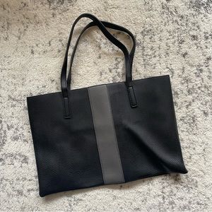 Vince Camuto Black and Grey Tote Bag